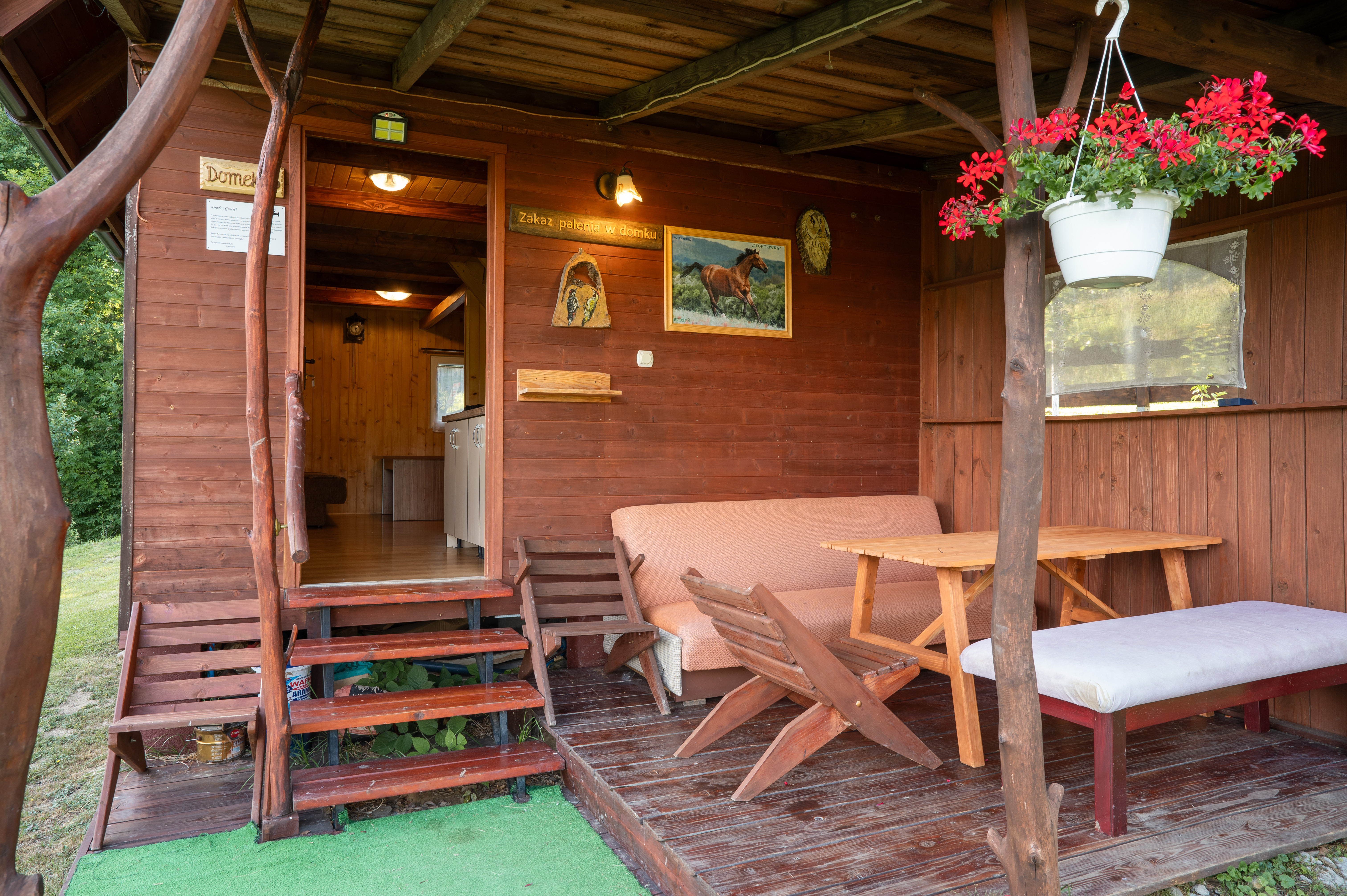 Domek — wejście