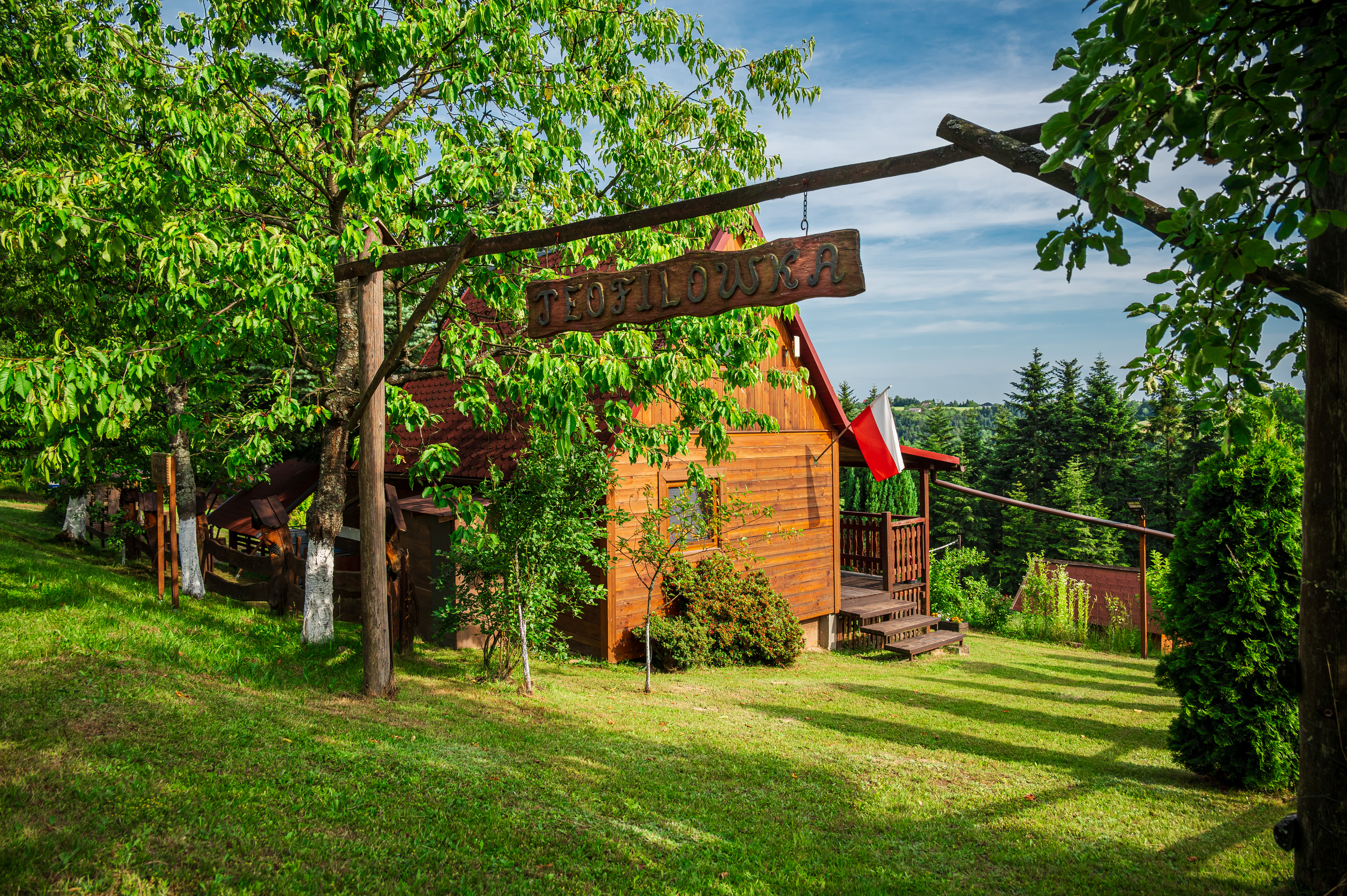 Domek nr 1 — widok z zewnątrz